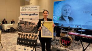 DRUŠTVO NOVINARA BIH: Branka Mrkić je novinarka godine u kategoriji online i printanih medija
